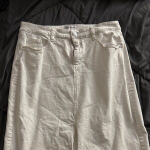 Lane Bryant Cream Maxi Skirt